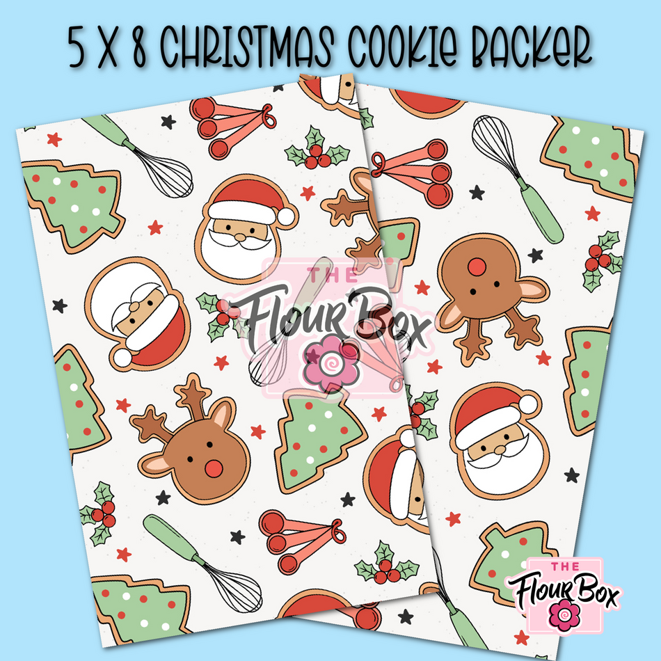 Christmas Cookie Backer - 5