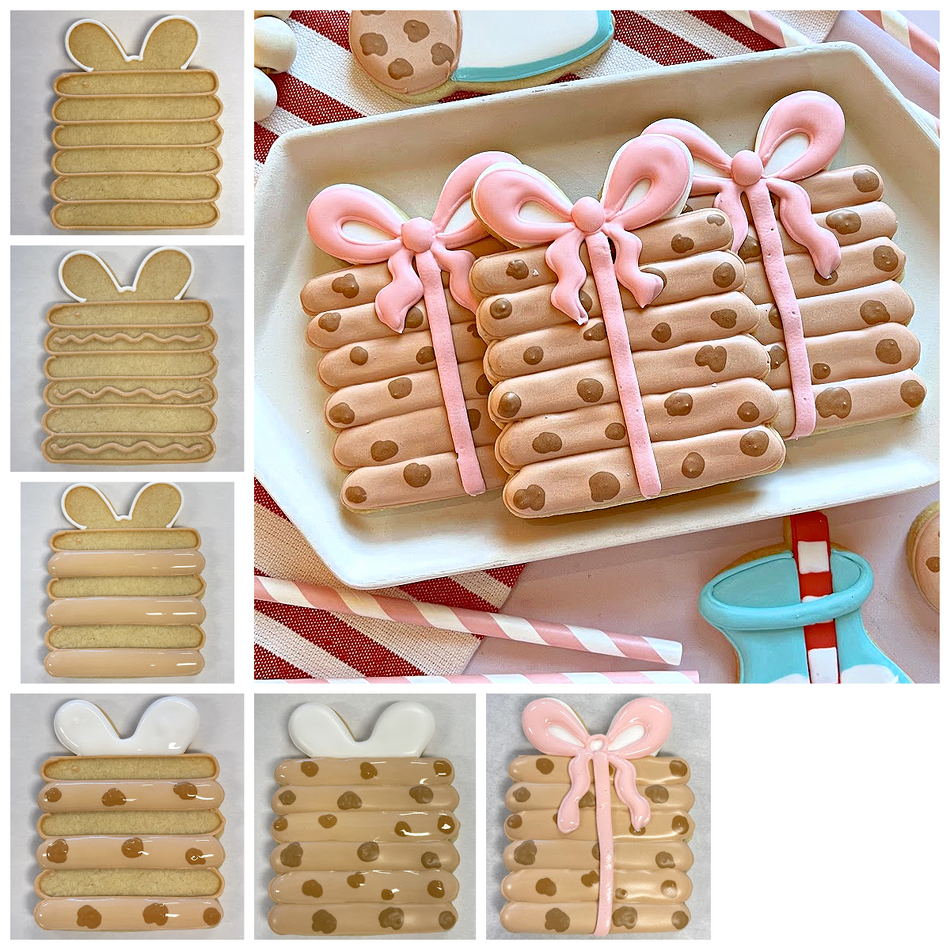 Cookie Stack with Bow Cookie Cutter