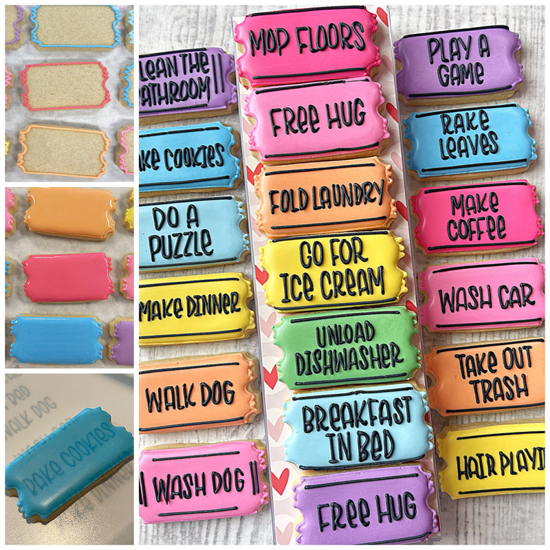 Mini Coupon/Ticket Cookie Cutter