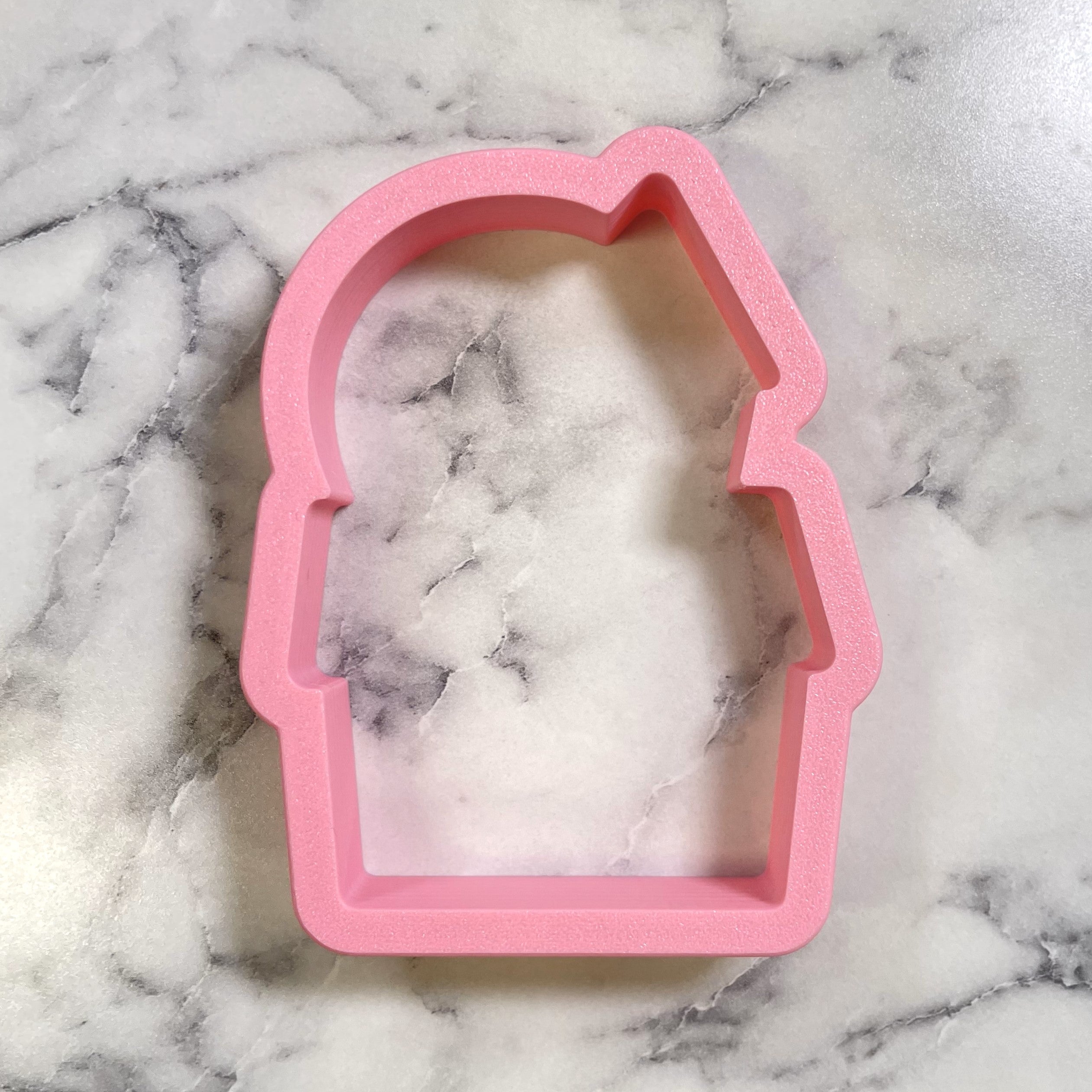 Cute Chubby Haunted House Cookie Cutter