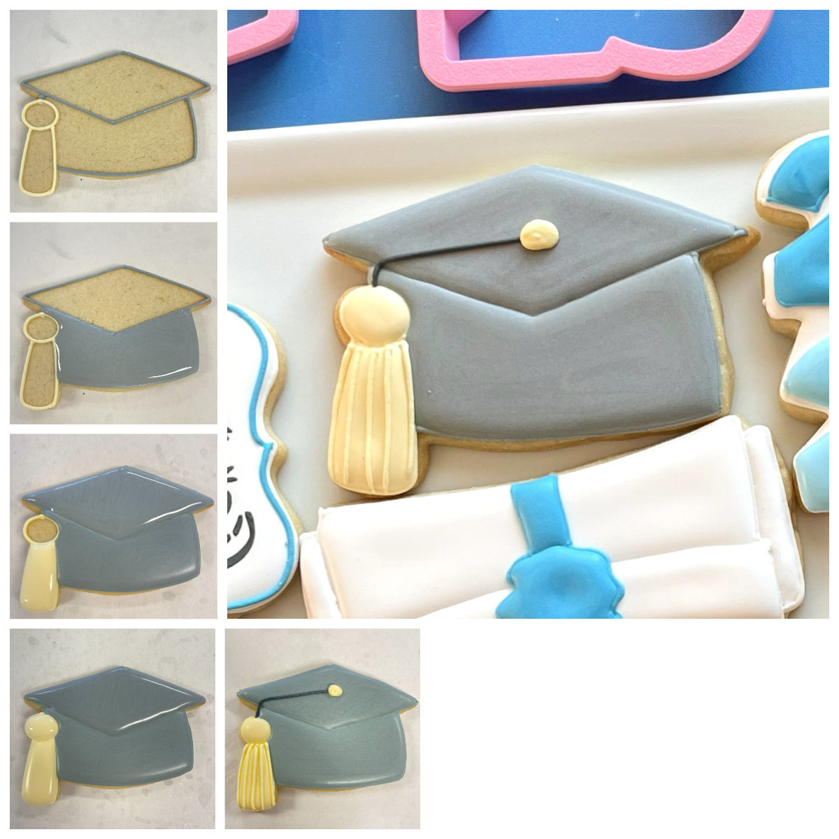Cute Grad Cap Cookie Cutter