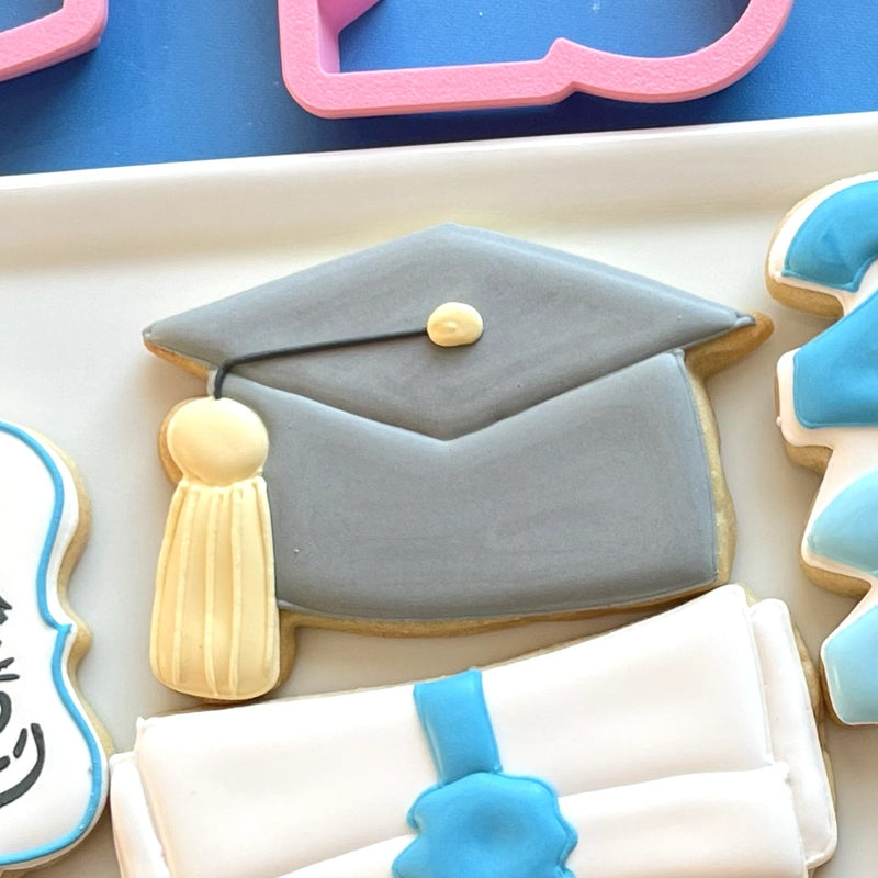 Cute Grad Cap Cookie Cutter