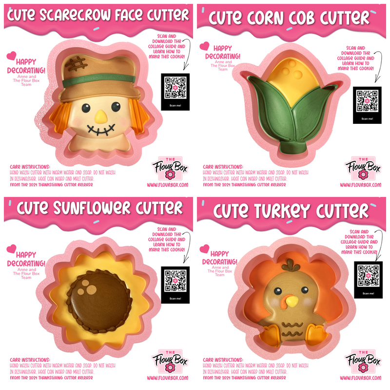 Cute Thanksgiving Cookie Cutter Bundle