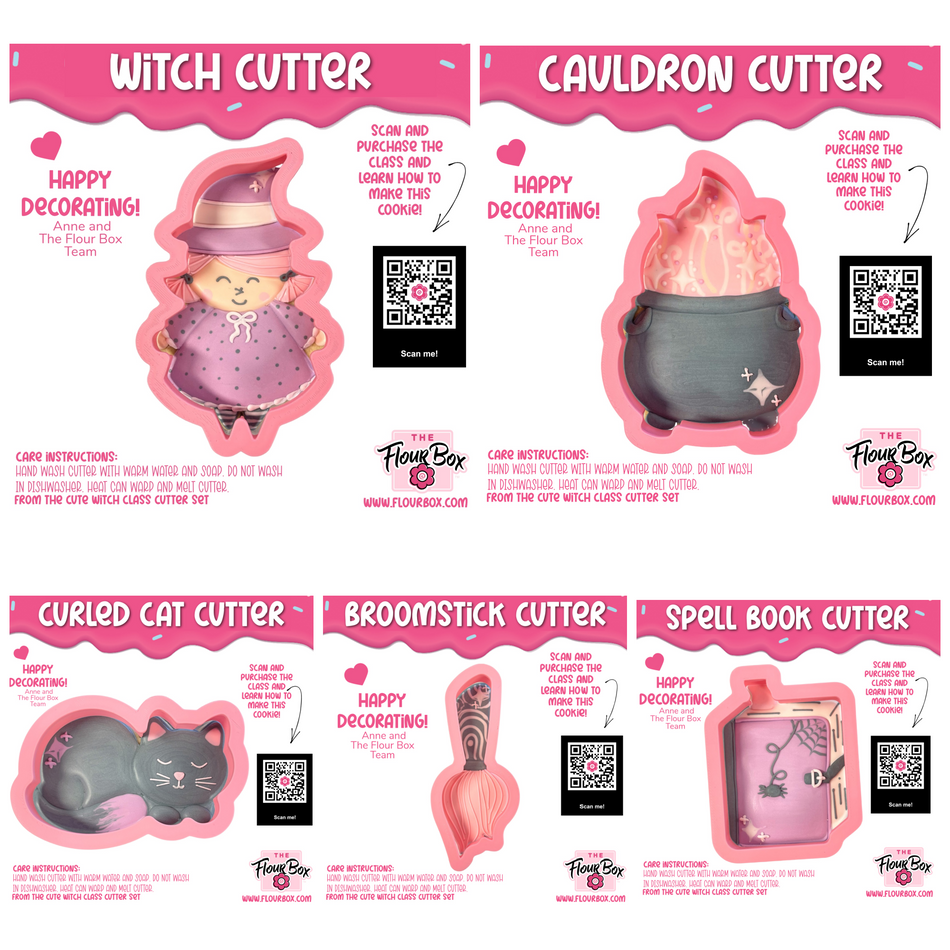 Cute Witch Cookie Decorating Kit