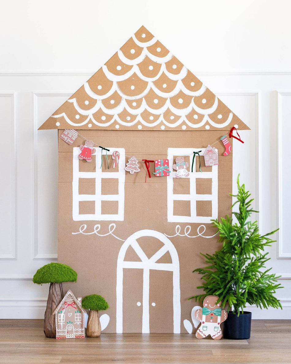 Gingerbread and Ribbon Banner