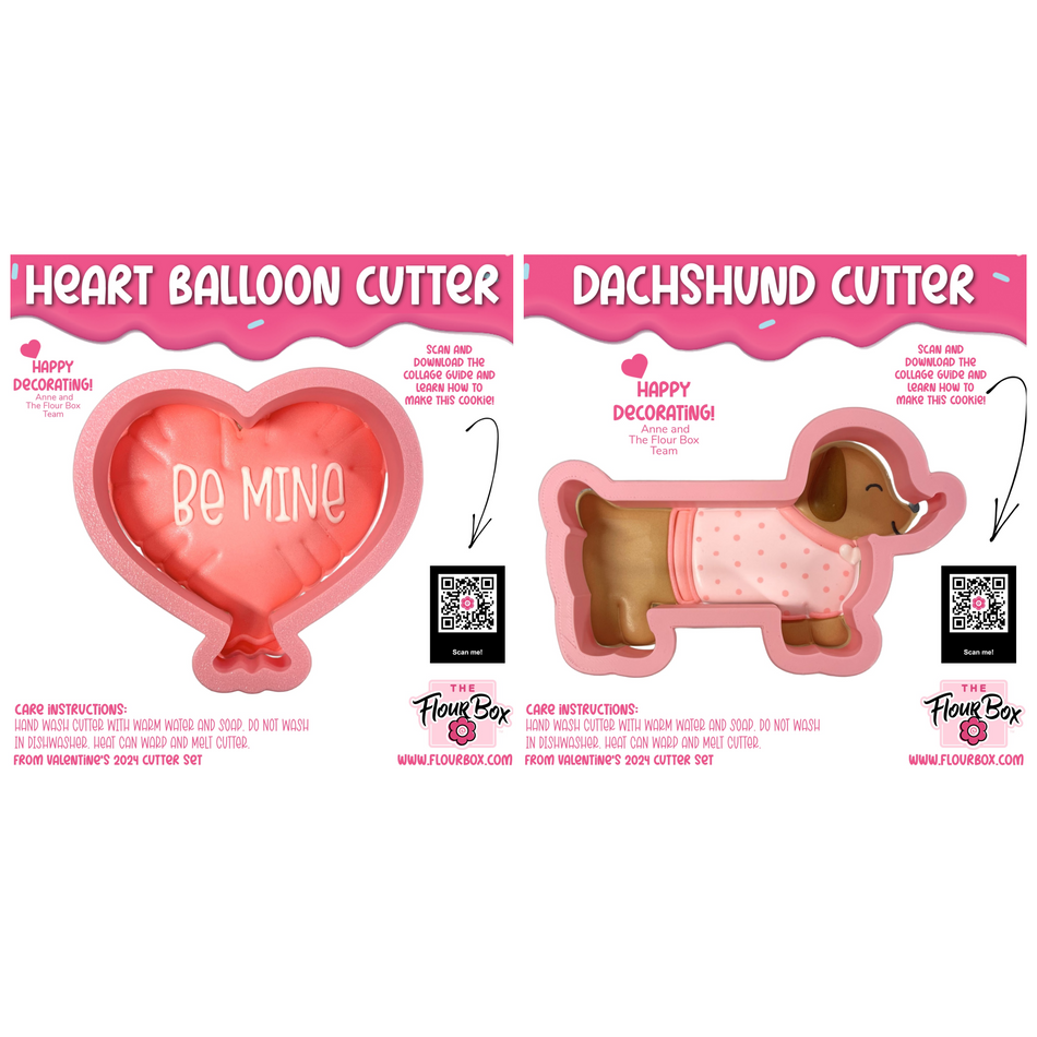 Dachshund Valentine Cookie Cutter BUNDLE - Image 3 of 7