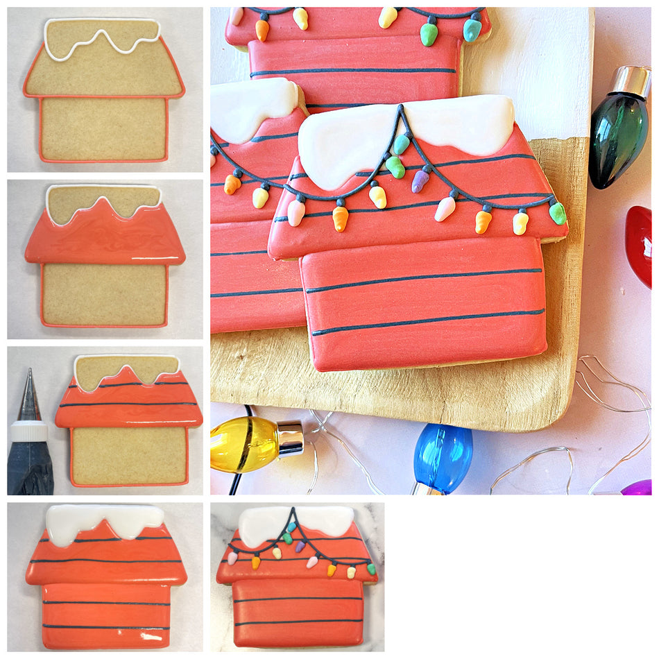 Christmas Doghouse Cookie Cutter