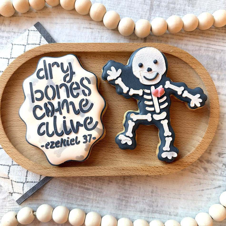 Dry Bones Come Alive Ezekiel 37 Flour Box Stencil