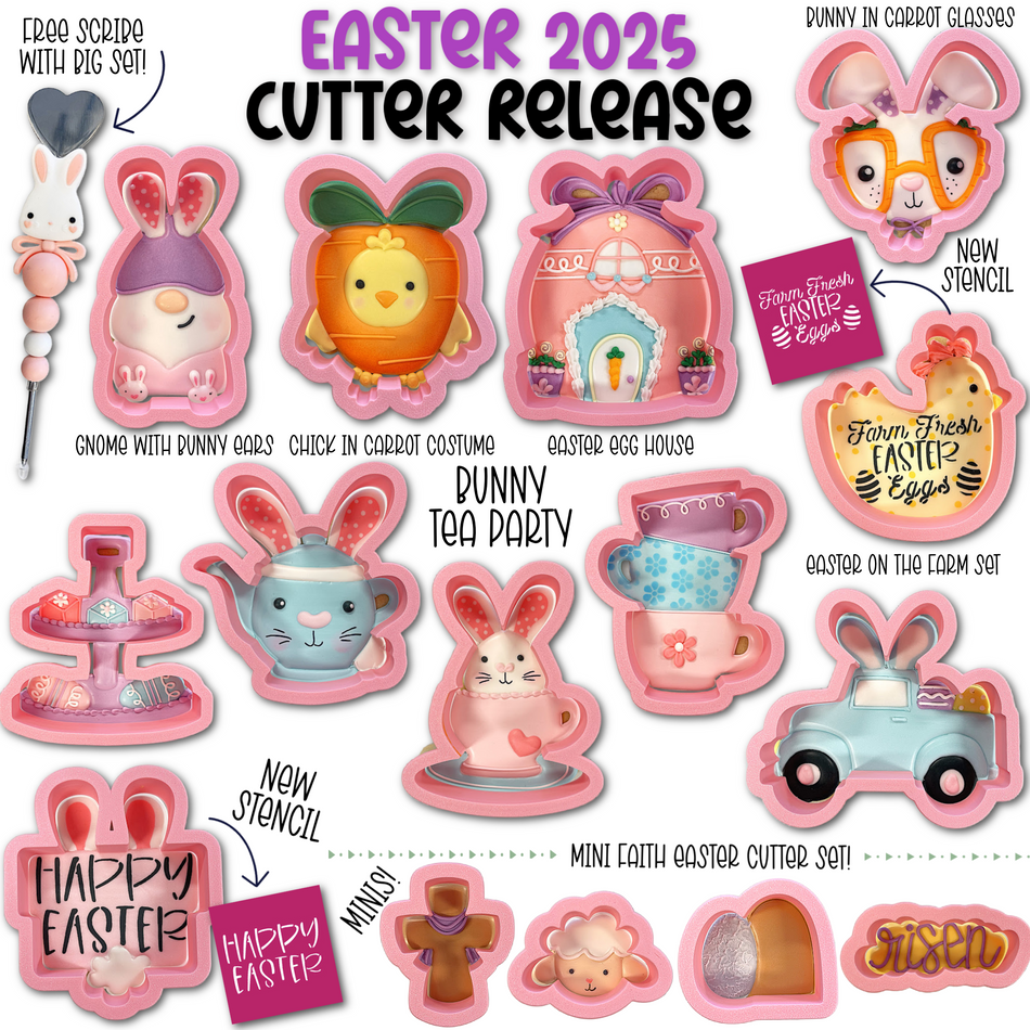 Easter 2025 Cookie Cutter Set - Image 1 of 16