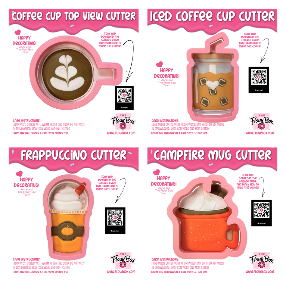 Fall Coffee Date Cookie Cutter Bundle