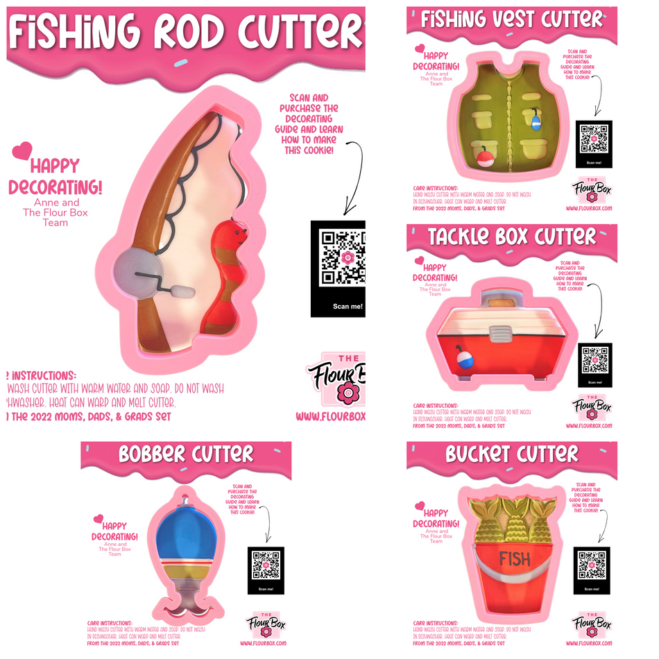 Fishing Cookie Cutter Set