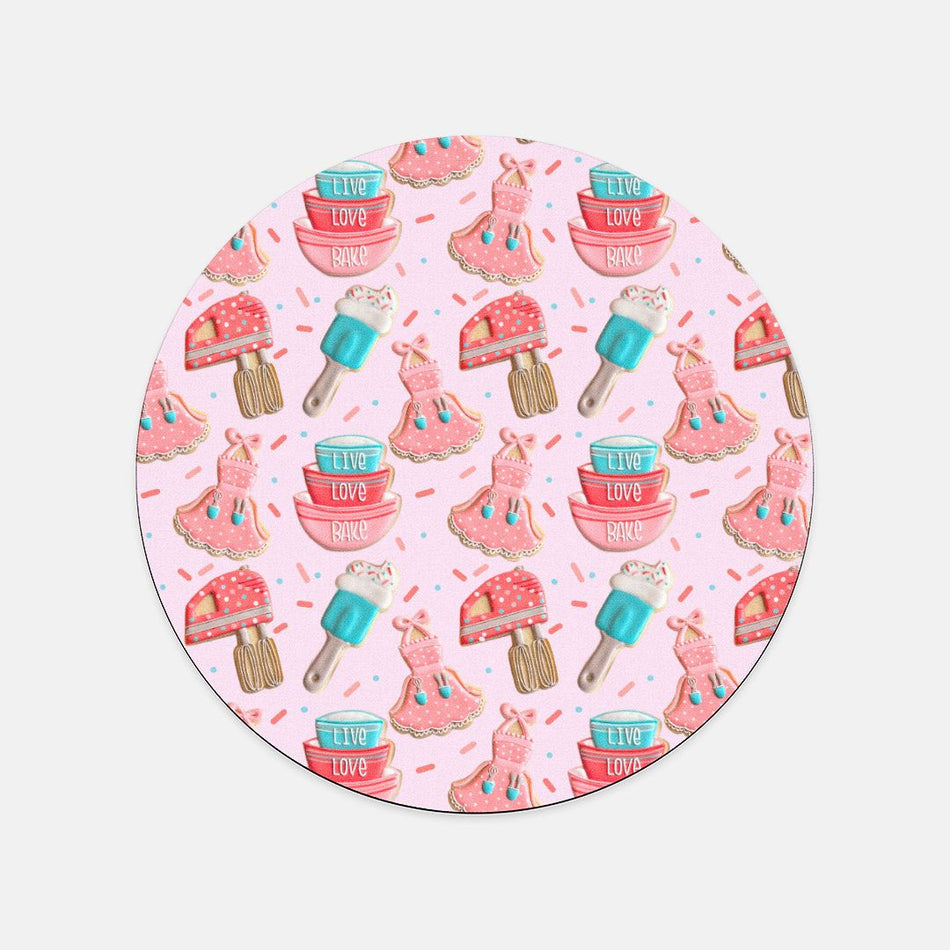 Baking Mouse Pad Round