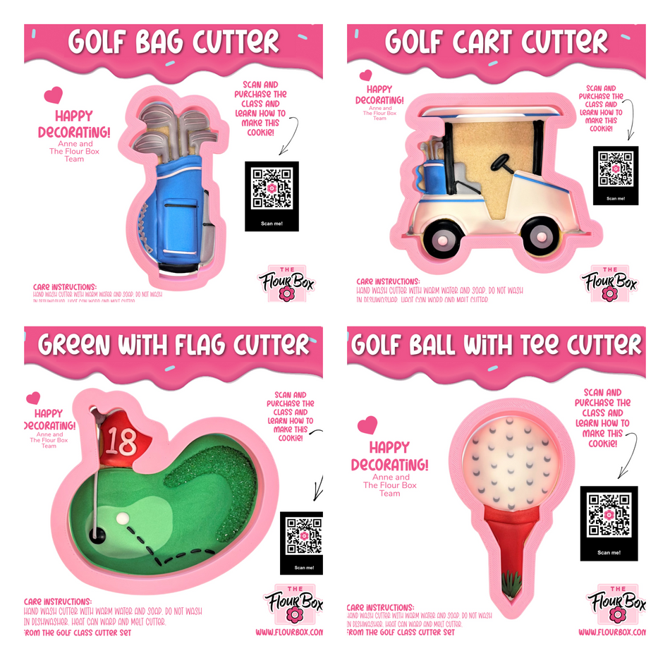 Golf Cookie Cutter Decorating Kit