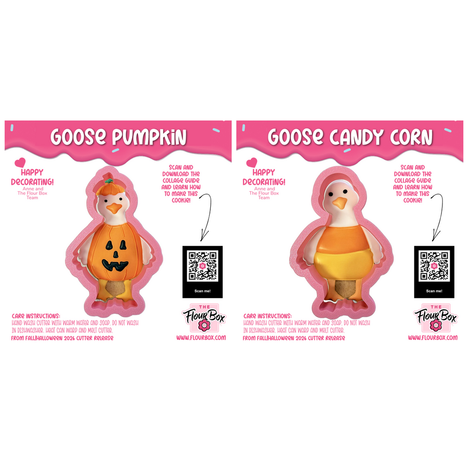 Goose Fall Cookie Cutter Bundle (2 Cutters)