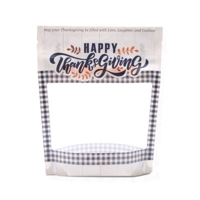 Happy Thanksgiving Cookie Bag -10 BAGS