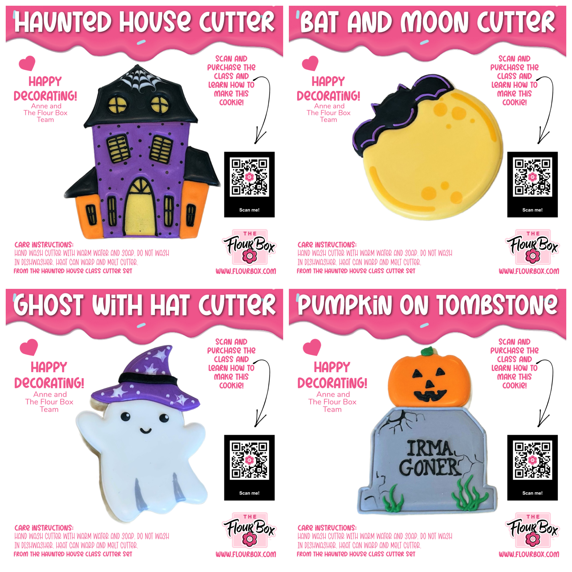 Haunted House Online Cookie Decorating Class RECORDING