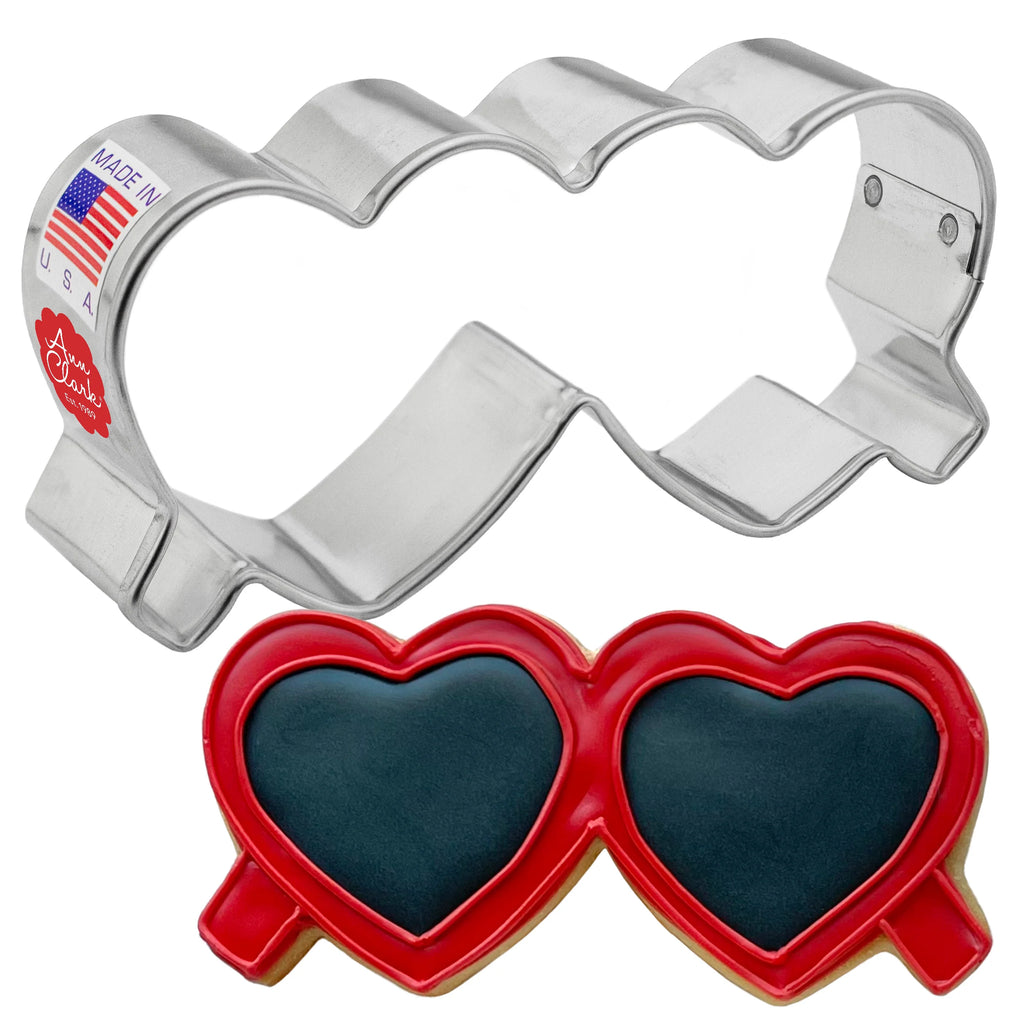 Heart Sunglasses Cookie Cutter