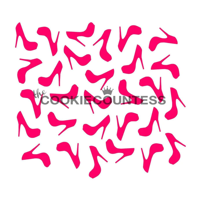 High Heels Stencil