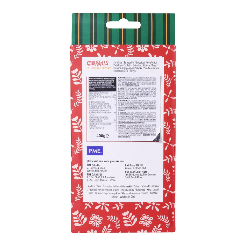 Christmas Hot Chocolate Toppings 14.1oz Set of 3