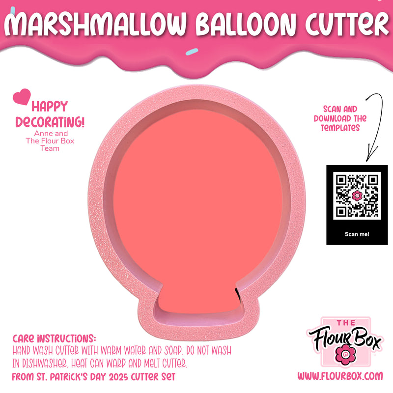 Marshmallow Balloon Cookie Cutter