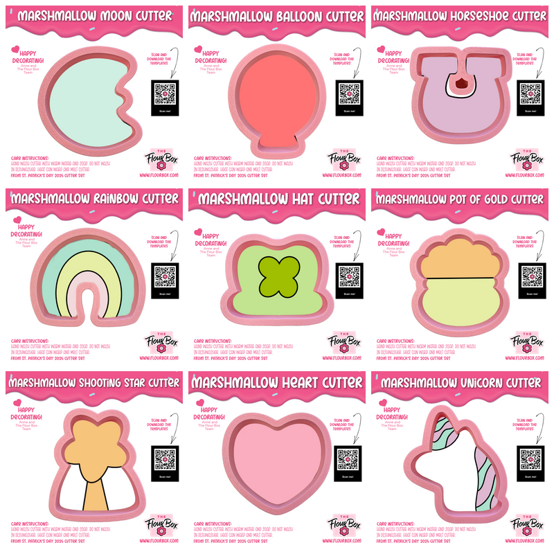 Marshmallow Cereal Charms Cookie Cutter Bundle