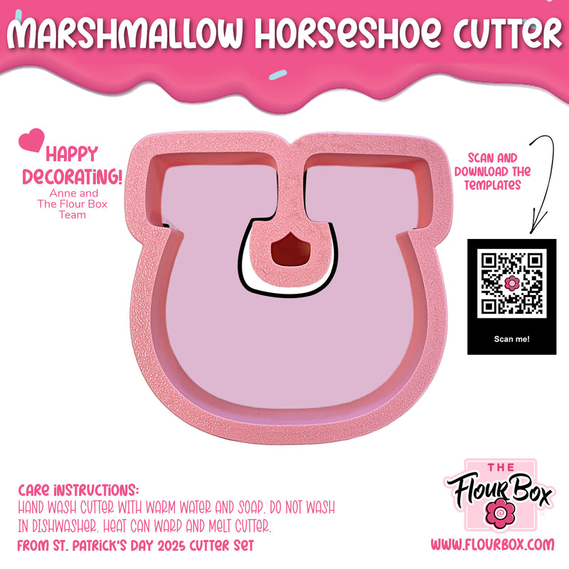 Marshmallow Horseshoe Cookie Cutter