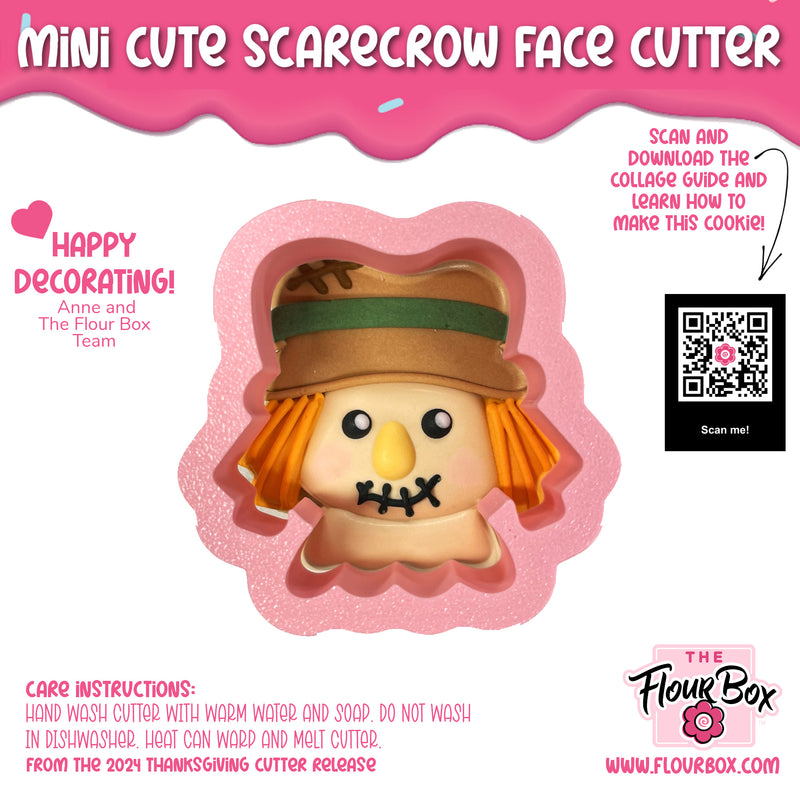 Mini Cute Scarecrow Cookie Cutter