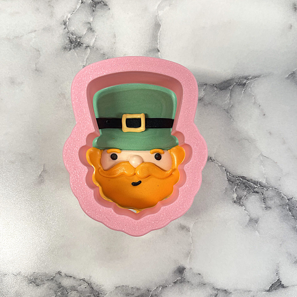 Mini Classic Leprechaun Face Cookie Cutter - Image 3 of 4