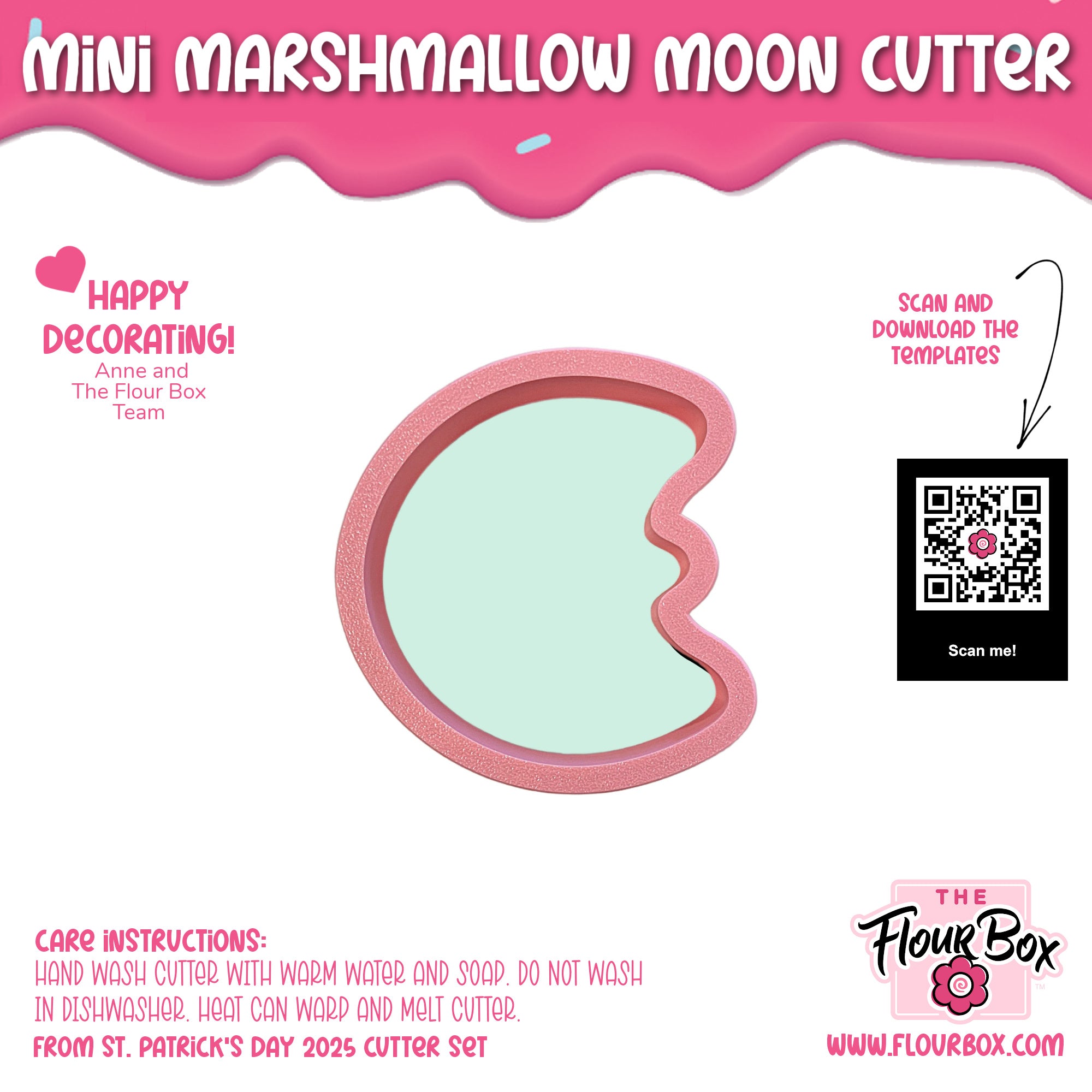 Mini Marshmallow Moon Cookie Cutter