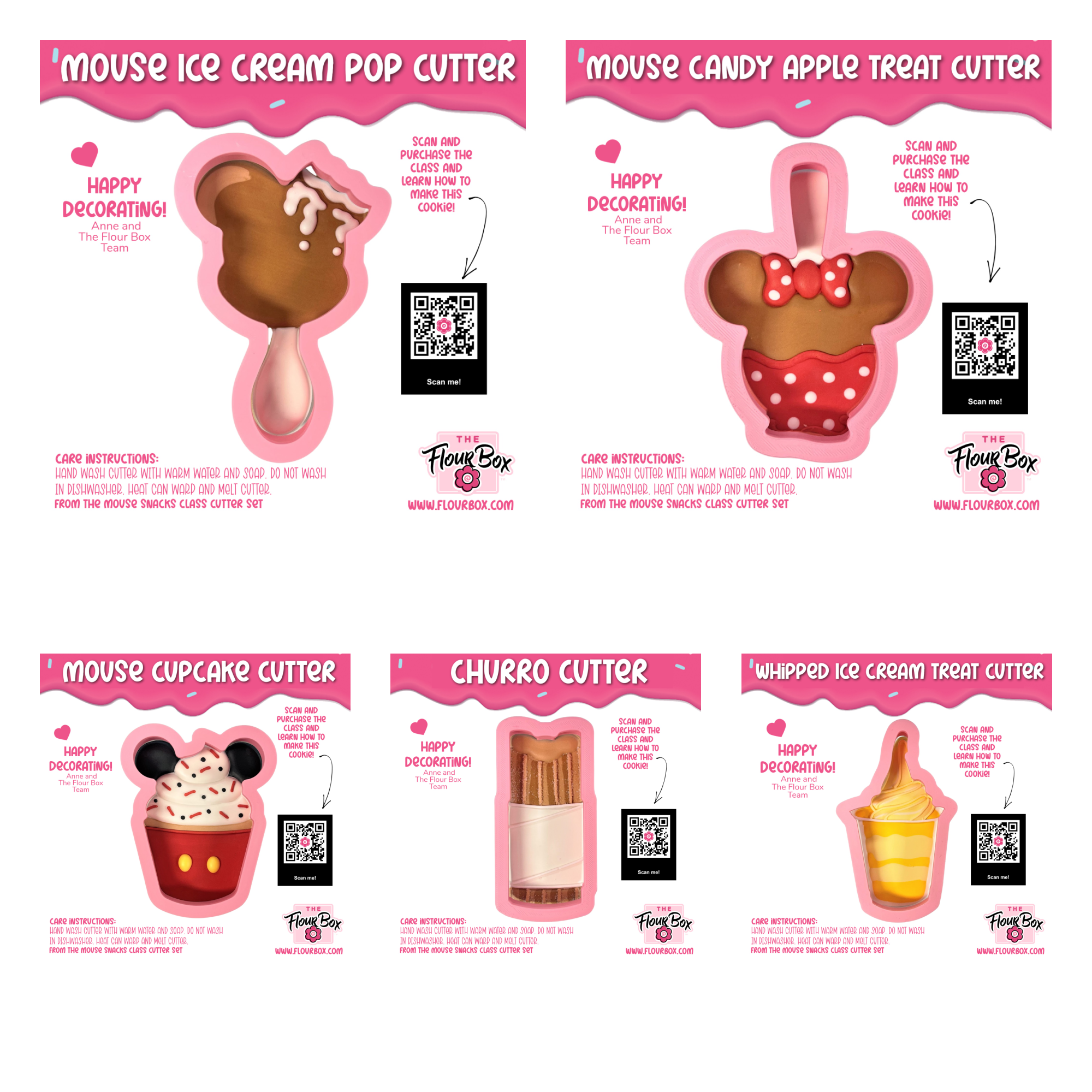 Mouse Snacks Online Cookie Decorating Class RECORDING