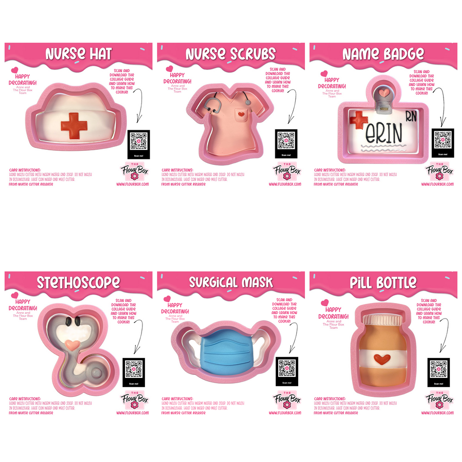 Nurse Cutter Bundle (6 Cutters)
