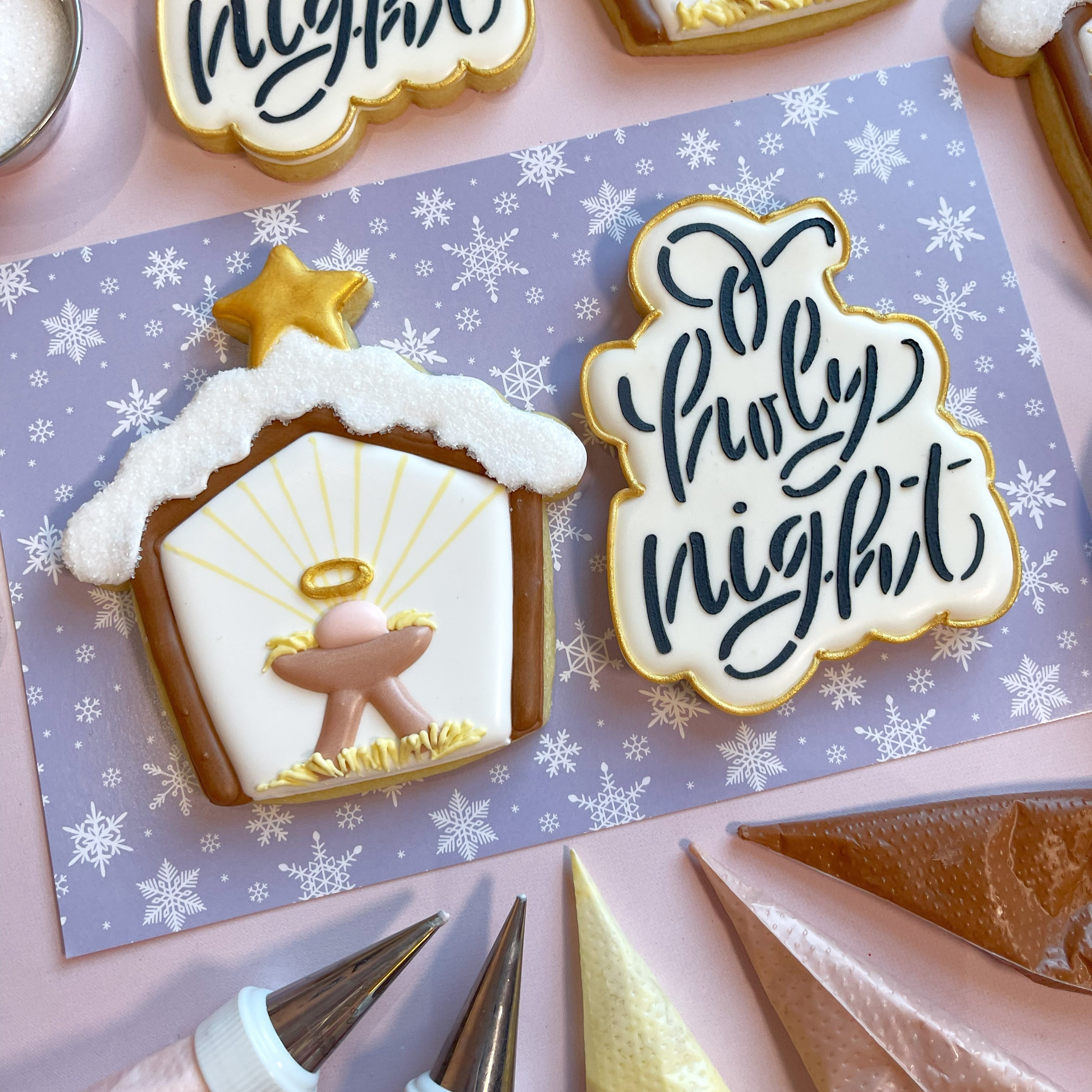 Snowy Stable Cookie Cutter