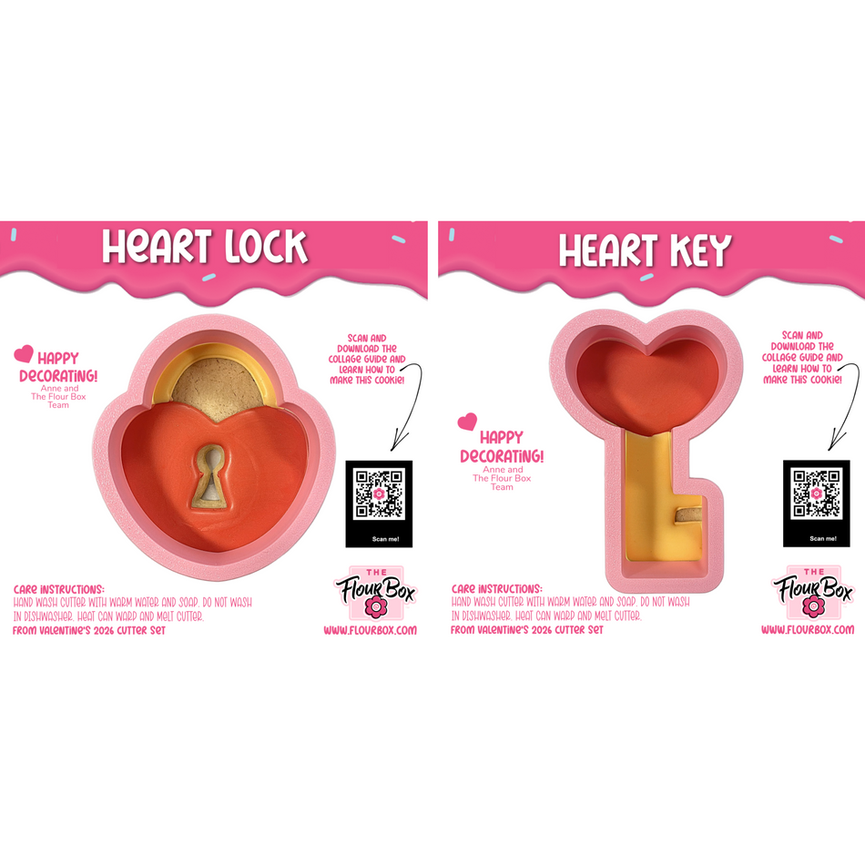 Open My Heart Cookie Cutter BUNDLE