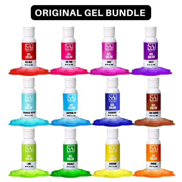 Original 12 Gel Color The Sugar Art KIT - Image 1 of 17