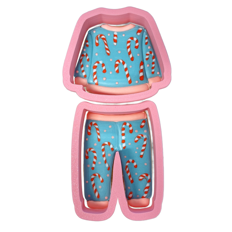 Pajama Top & Bottom 2pc Cookie Cutter Set