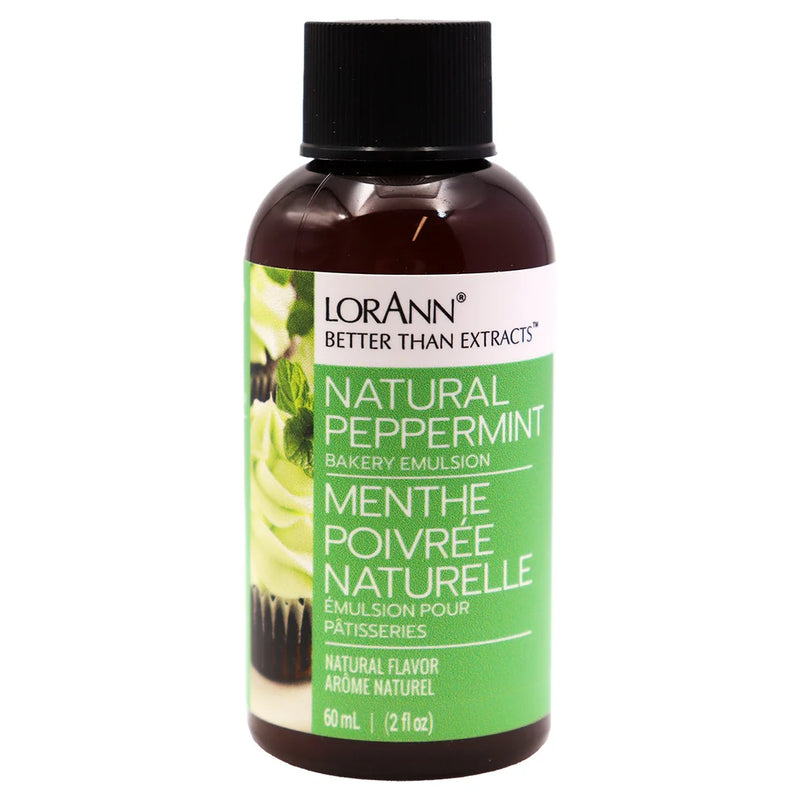 Natural Peppermint Lorann Baking Emulsion 2 oz.