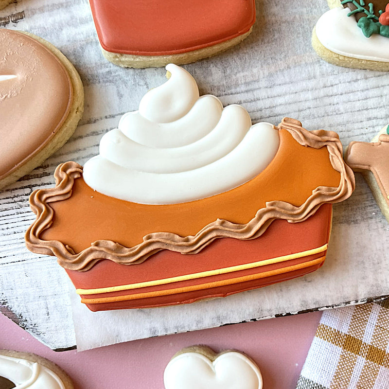 Pie with Extra Whipped Cream Cookie Cutter
