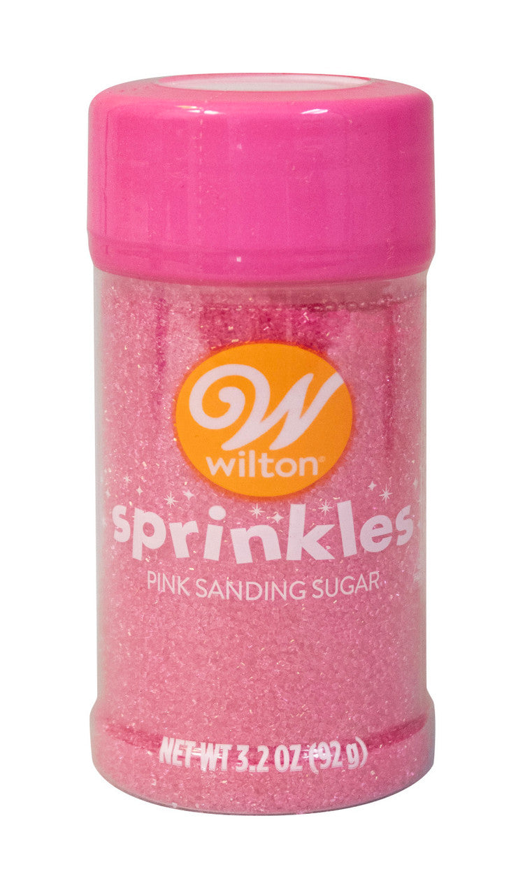 Pink Sanding Sugar SMALL Sprinkle Jar