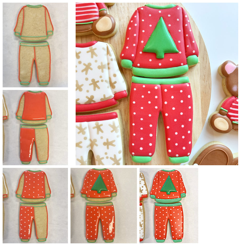 Pajama Top & Bottom 2pc Cookie Cutter Set