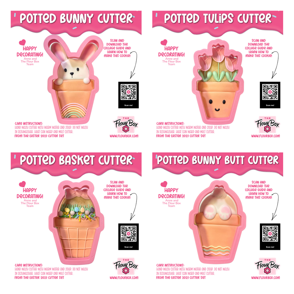 Potted Easter Cookie Cutter Bundle