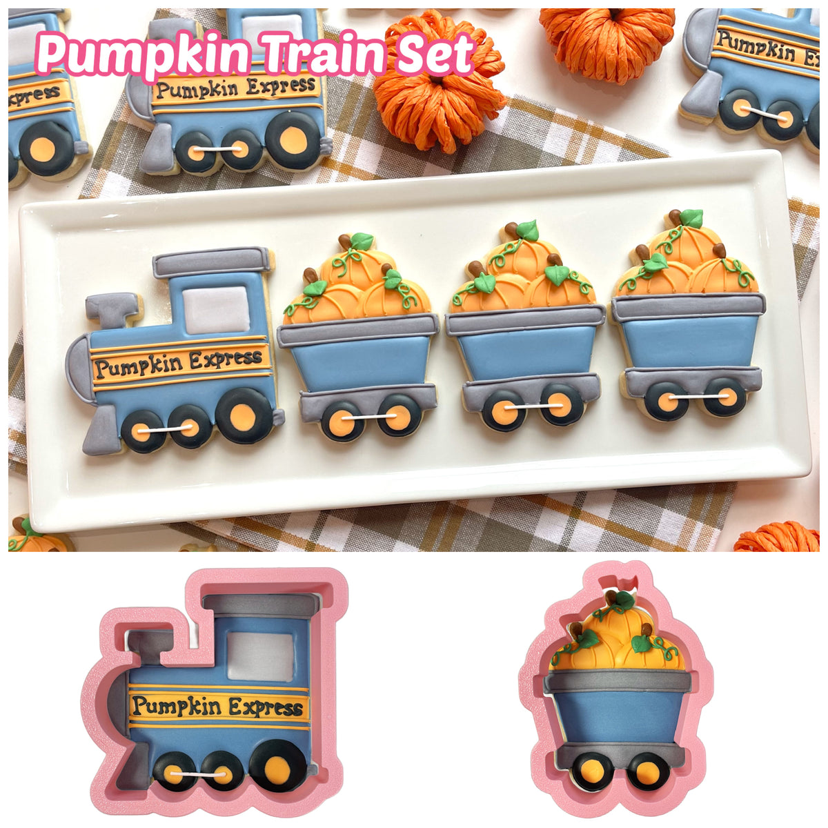 Pumpkin Train Cookie Cutter Bundle