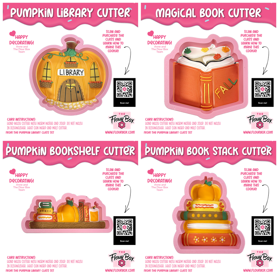Pumpkin Library Cookie Decorating Kit