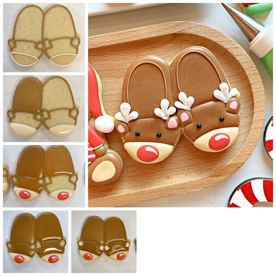 Reindeer Slippers Cookie Cutter