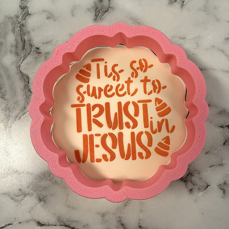 Round Fancy Plaque Cookie Cutter
