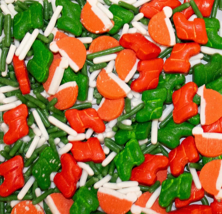 Santa Hat Sprinkle Mix