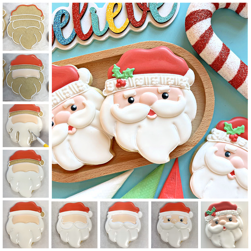 Santa with Full Beard Cookie Cutter