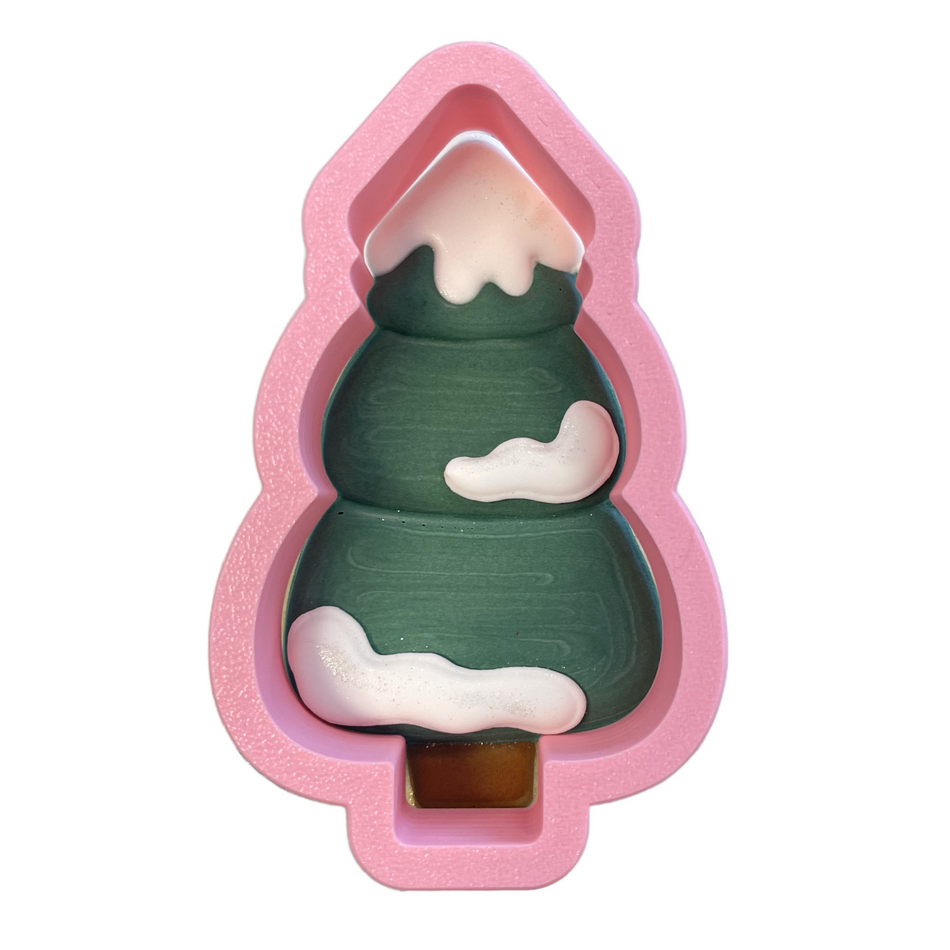 Snowy Evergreen Flour Box Club Platter Cookie Cutter