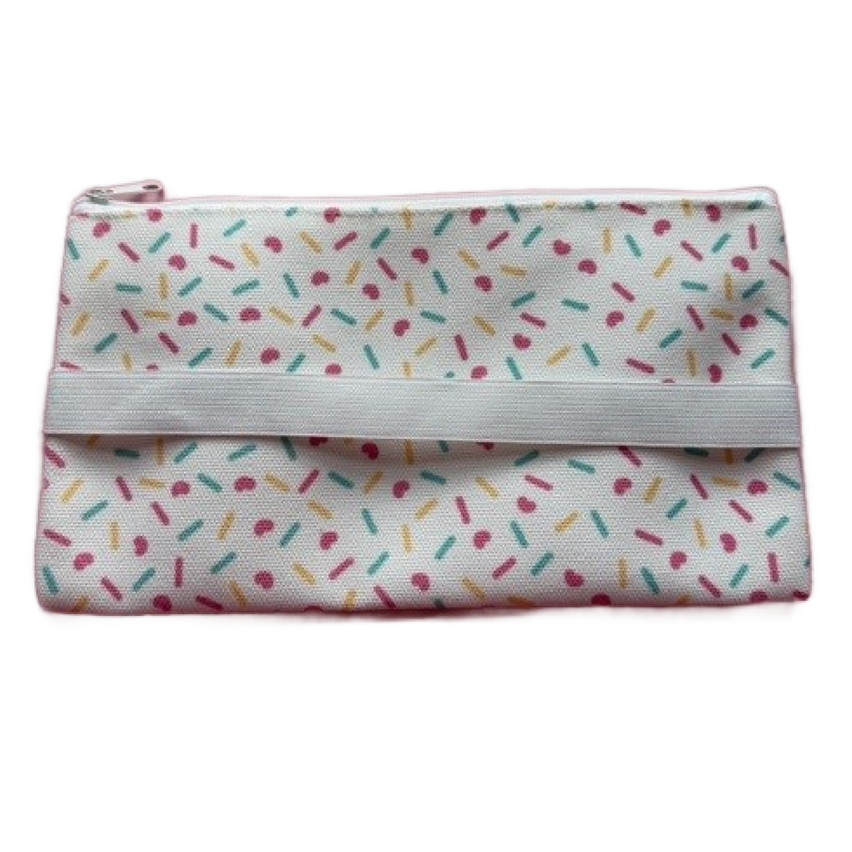 Sprinkle-Covered Zipper Pouch