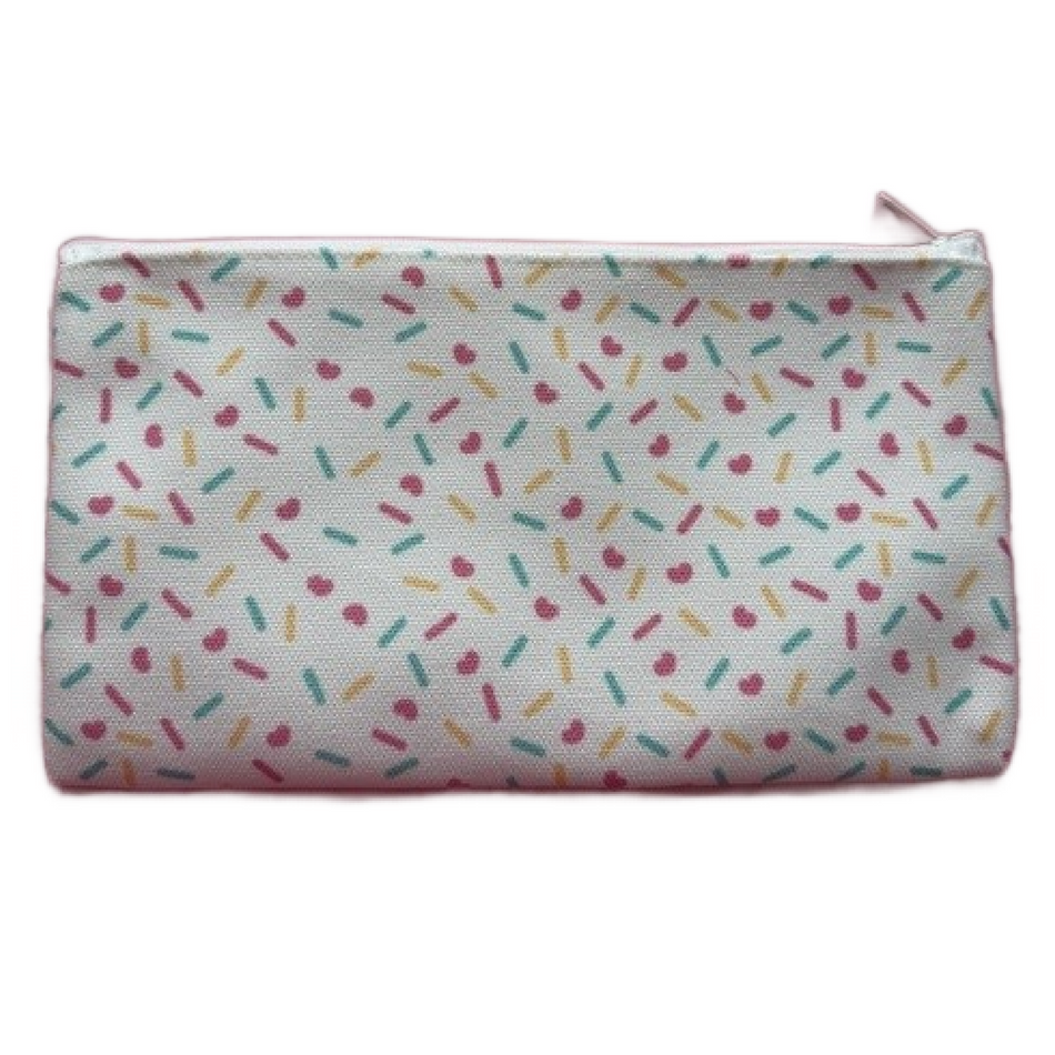 Sprinkle-Covered Zipper Pouch