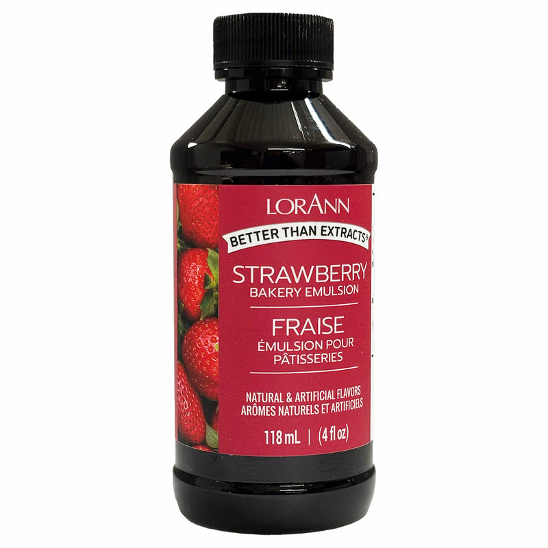 Strawberry Lorann Baking Emulsion 4 oz.
